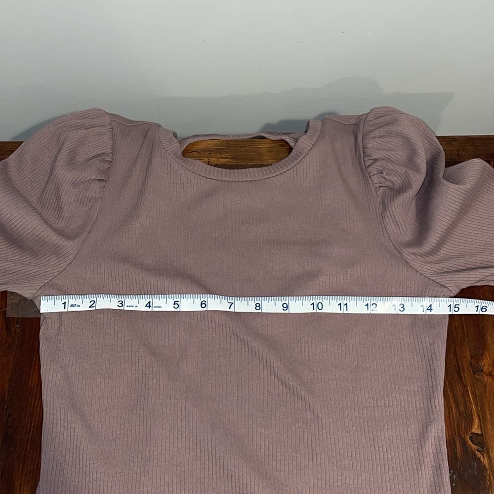 Gap Ribbed Long Sleeve Top Size S Petite - Picture 9 of 11